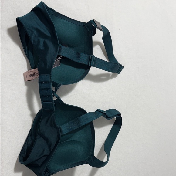 Victoria’s Secret Elegant Teal Women's Bra Jeweled Straps  34B Push-Up - Picture 8 of 16